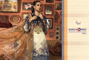 Shree fab maria b m print winter Collection 2 Pakistani Woollen Suits