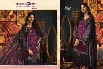 Shree fab maria b m print winter Collection 2 Pakistani Woollen Suits