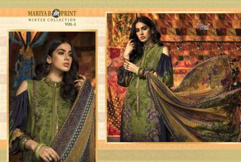 Shree fab maria b m print winter Collection 2 Pakistani Woollen Suits