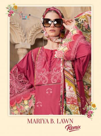 Shree fab Mariya b Lawn Remix pakistani Suits catalog