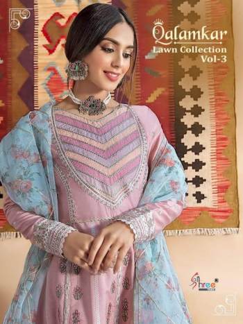 Shree-Fab-Qalamkar-Lawn-Collection-3-Pakistani-Suits-1