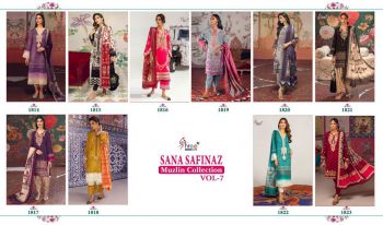 Shree Fab Sana Safinaz Muzlin collection 7 pakistani Suits