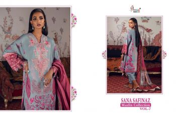 Shree Fab Sana Safinaz Muzlin collection 7 pakistani Suits