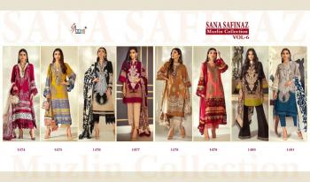 Shree fab Sana Safinaz Muzlin Collection vol 6