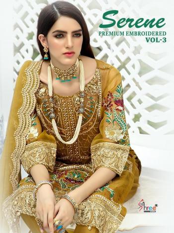 Shree Fab Serene premium Embroidered vol 3 pakistani Suits