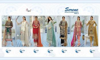 Shree Fab Serene premium Embroidered vol 3 pakistani Suits