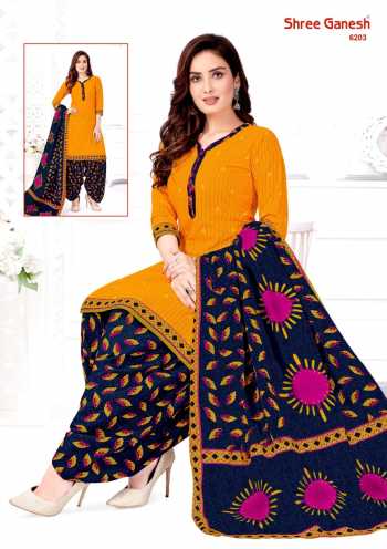 Shree Ganesh Pankhi vol 1 Cotton punjabi Dress Material