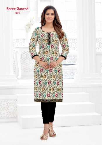 Shree ganesh Prachi vol 4 Cotton kurtis wholesaler