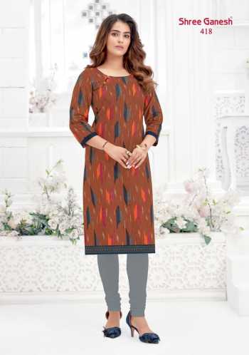 Shree ganesh Prachi vol 4 Cotton kurtis wholesaler