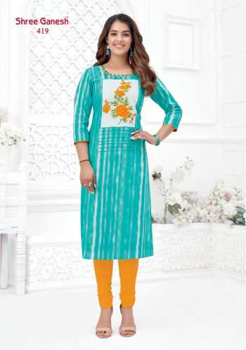 Shree ganesh Prachi vol 4 Cotton kurtis wholesaler