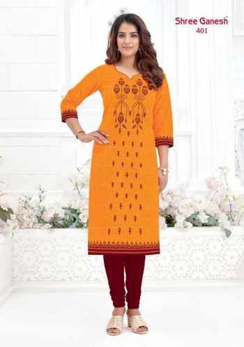 Shree ganesh Prachi vol 4 Cotton kurtis wholesaler