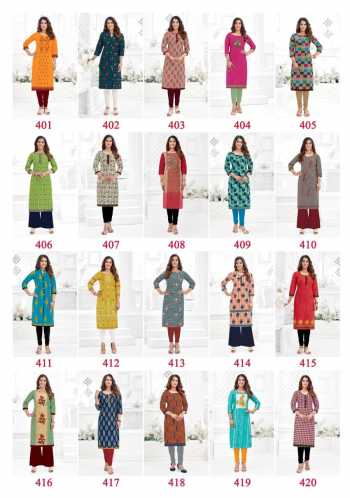 Shree ganesh Prachi vol 4 Cotton kurtis wholesaler