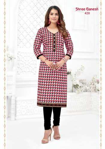 Shree ganesh Prachi vol 4 Cotton kurtis wholesaler