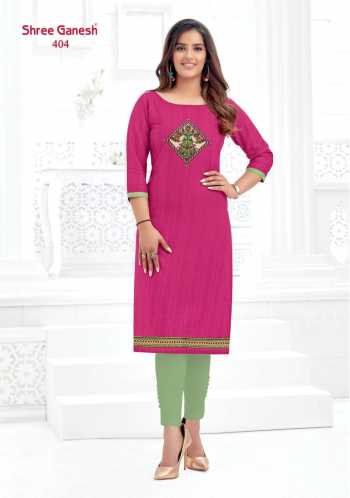 Shree ganesh Prachi vol 4 Cotton kurtis wholesaler