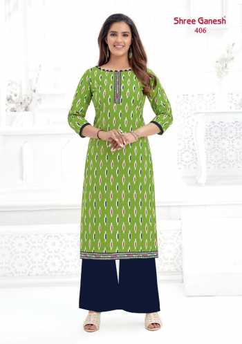 Shree ganesh Prachi vol 4 Cotton kurtis wholesaler