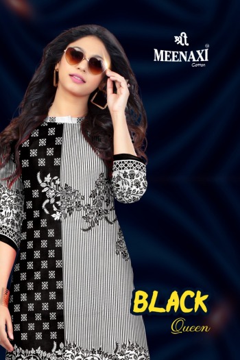 Shree Meenaxi Black Queen Cotton Dress wholesale Price