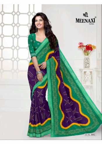 Shree Meenaxi Cotton Rajwadi bandhani vol 3 Cotton Saree wholesaler