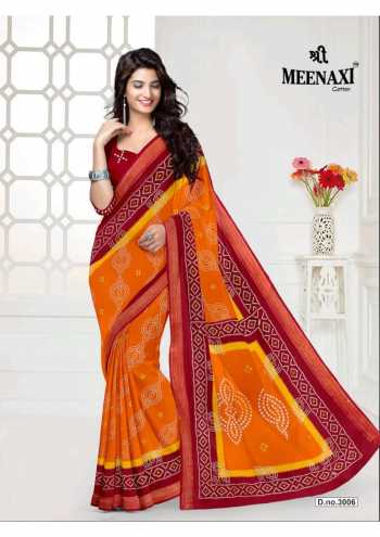 Shree Meenaxi Cotton Rajwadi bandhani vol 3 Cotton Saree wholesaler