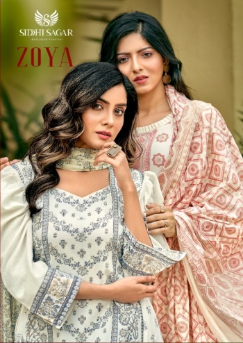 Sidhi Sagar Zoya Lawn Cotton Salwar Kameez wholesaler