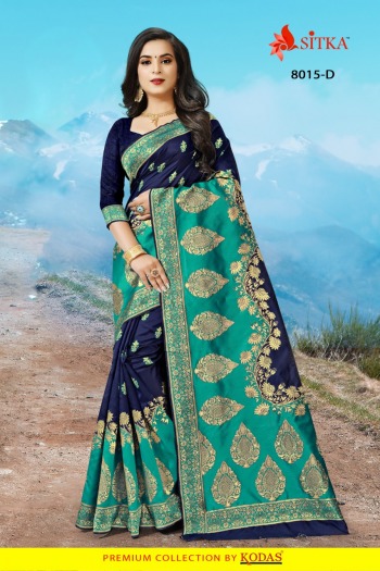 Sitka Devimangal 8015 Series Silk Saree wholesaler