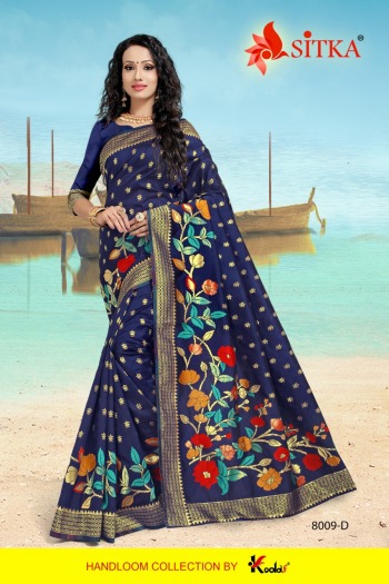 Sitka Devimangal Handloom Jacquard Silk Saree