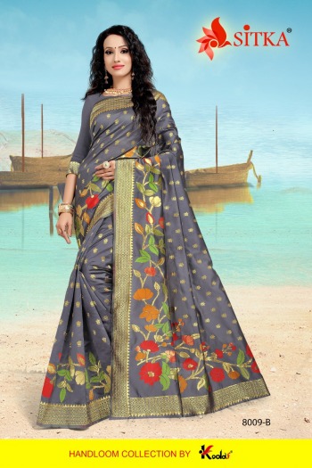 Sitka Devimangal Handloom Jacquard Silk Saree