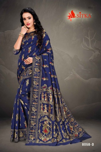 Sitka Grah Laxmi 8058 Handloom Jacquard Salwar Kameez