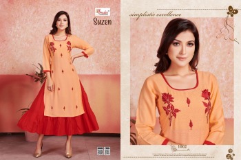 Smylee Suzen Two layer kurtis buy wholesale Price