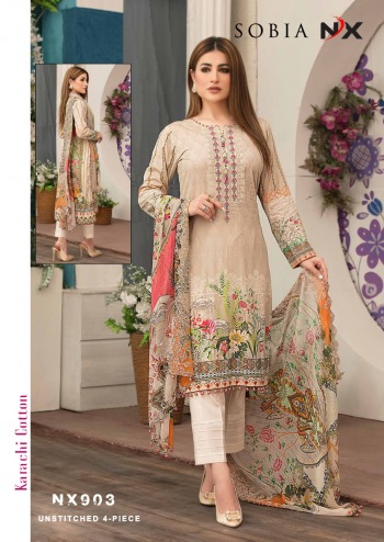 Sobia nx Karachi Cotton pakistani Suits wholesaler