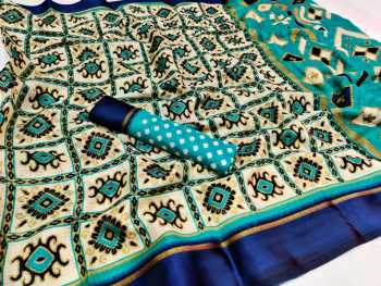 Soft Kapadiya Chex Saree catalog wholesaler