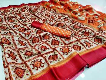 Soft Kapadiya Chex Saree catalog wholesaler