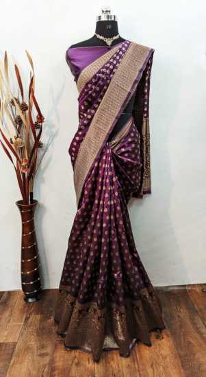 Soft Lichi Silk traditional saree wholesaler