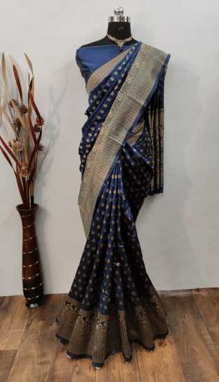 Soft Lichi Silk traditional saree wholesaler