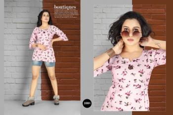 SS Kurtis Ritvika Rayon western top catalog wholesaler