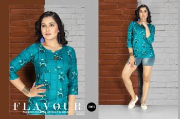 SS Kurtis Ritvika Rayon western top catalog wholesaler