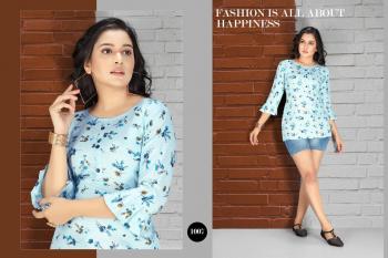 SS Kurtis Ritvika Rayon western top catalog wholesaler