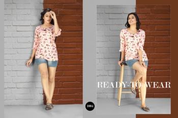 SS Kurtis Ritvika Rayon western top catalog wholesaler