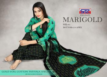 SSC Mari Gold vol 1 Cotton Punjabi  dress Material