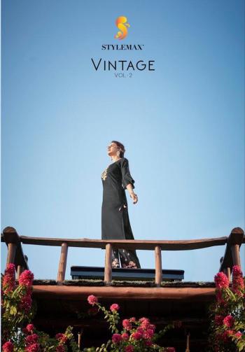 Stylemax vintage vol 2 kurtis with palazzo catalog wholesaler