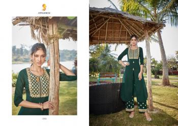 Stylemax vintage vol 2 kurtis with palazzo catalog wholesaler