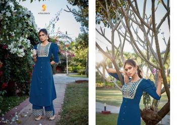 Stylemax vintage vol 2 kurtis with palazzo catalog wholesaler