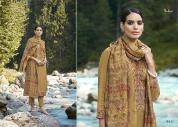 Sudriti Kasuti Pashmina Winter Salwar Kameez wholesaler