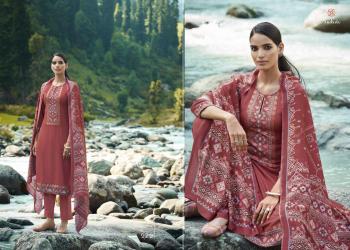 Sudriti Kasuti Pashmina Winter Salwar Kameez wholesaler