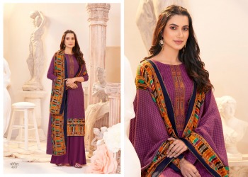 Sumya Bandish Pashmina Winter Salwar kameez wholesaler