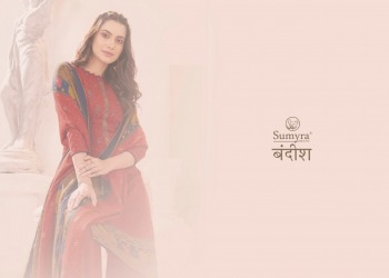 Sumya Bandish Pashmina Winter Salwar kameez wholesaler