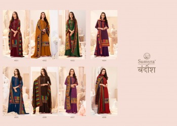 Sumya Bandish Pashmina Winter Salwar kameez wholesaler