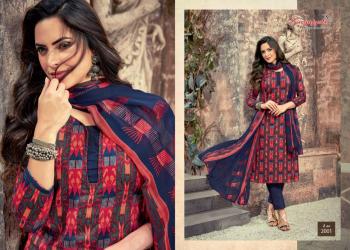 Suryajyoti Aleena vol 2 Satin Cotton Dress wholesale price