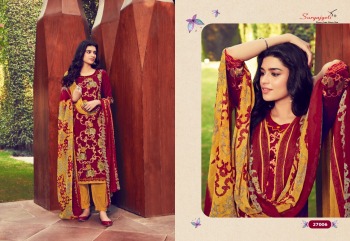 Suryajyoti Naishaa vol 27 satin Cotton Salwar Kameez wholesaler