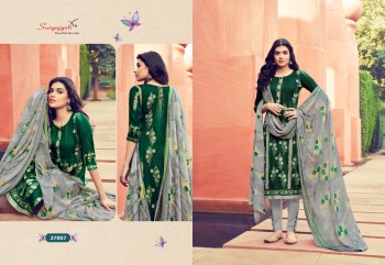 Suryajyoti Naishaa vol 27 satin Cotton Salwar Kameez wholesaler