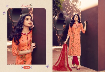 Suryajyoti Naishaa vol 27 satin Cotton Salwar Kameez wholesaler